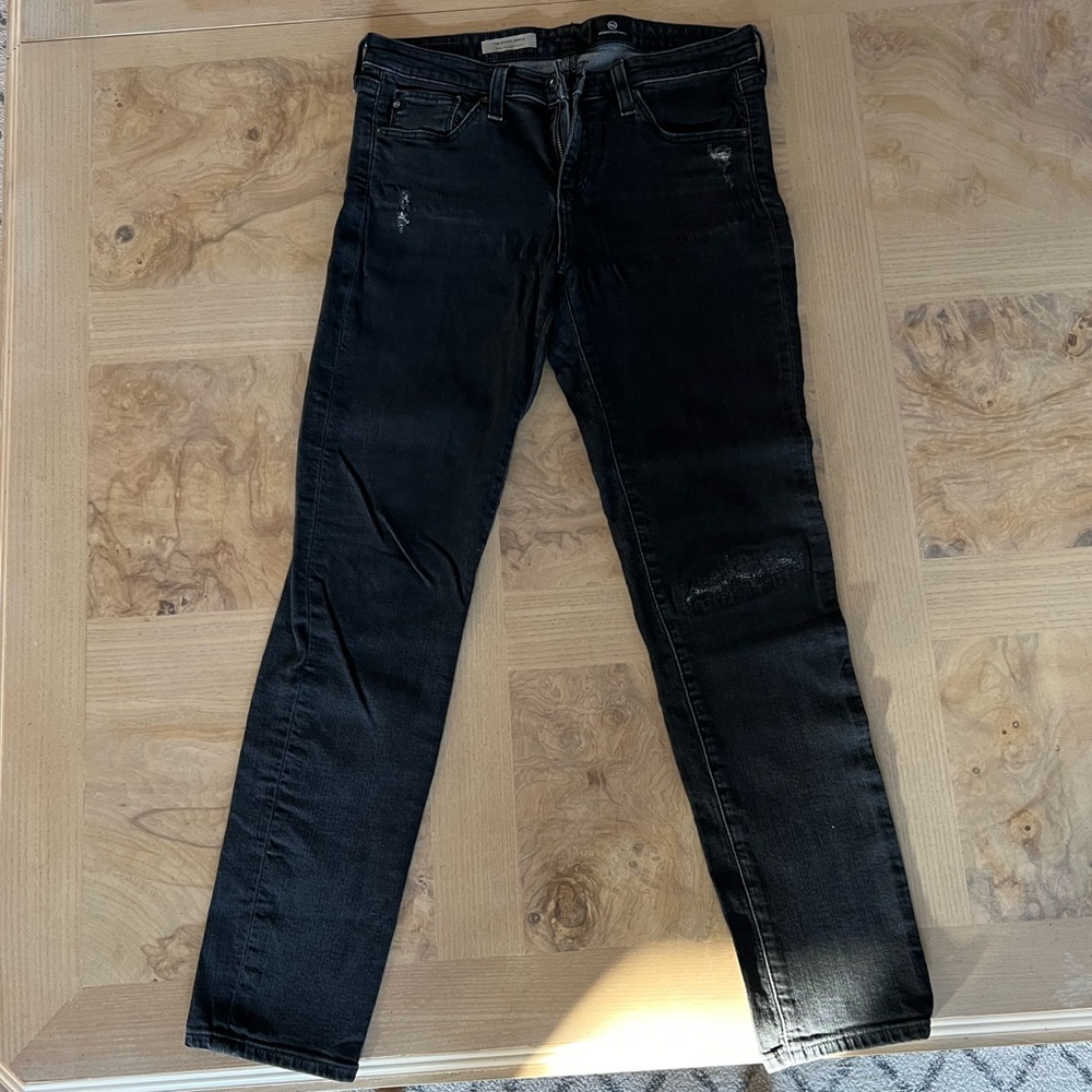 AG Stevie Slim Straight Ankle Jeans, 28R